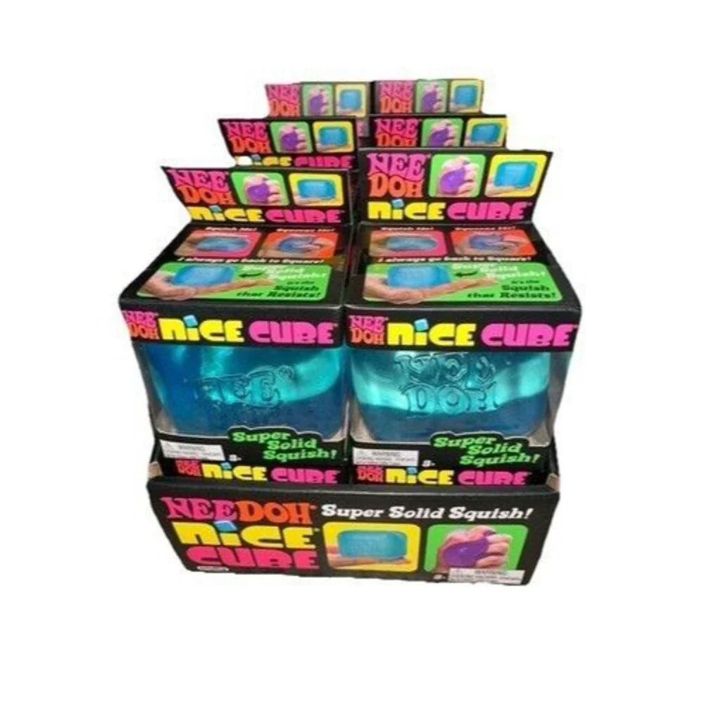 Schylling NeeDoh Nice Cubes Lot Of 12 Authentic ! Fast Ship
